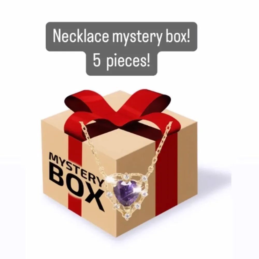 5 pc NWT Mystery box beautiful necklaces